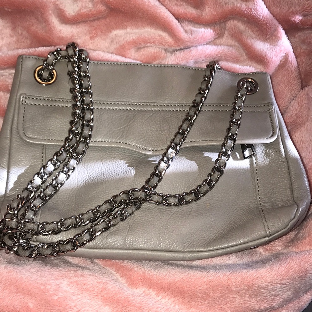 Beautiful Grey Rebecca Minkoff Swing Bag!